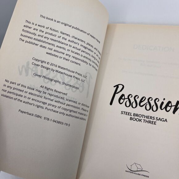 Helen Hardt STEEL BROTHERS Saga Book Series Lot CRAVING OBSESSION POSSESSION - Picture 8 of 9